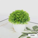 Artificial Plant New Artificial Flower Home Decor Bonsai Tree Pot Plant Fake Flower Potted Ornament For Home Desk Garden Decoration