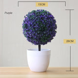 Artificial Plant New Artificial Flower Home Decor Bonsai Tree Pot Plant Fake Flower Potted Ornament For Home Desk Garden Decoration