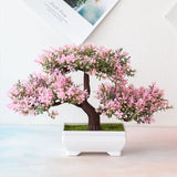 Künstliche Pflanzen Bonsai Kleiner Baum Topf Gefälschte Pflanze Blumen Eingetopft Ornamente Für Zuhause Zimmer Tischdekoration Hotel Garten Dekoration