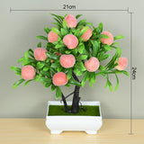 Artificial Plants Bonsai Small Tree Pot Fake Plant Flowers Potted Ornaments For Home Room Table Decoration Hotel Garden Decor