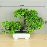 Künstliche Pflanzen Bonsai Kleiner Baum Topf Gefälschte Pflanze Blumen Eingetopft Ornamente Für Zuhause Zimmer Tischdekoration Hotel Garten Dekoration