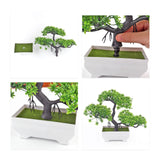 Artificial Plant New Artificial Flower Home Decor Bonsai Tree Pot Plant Fake Flower Potted Ornament For Home Desk Garden Decoration