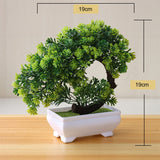 Artificial Plant New Artificial Flower Home Decor Bonsai Tree Pot Plant Fake Flower Potted Ornament For Home Desk Garden Decoration