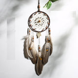 Colorful True feather dream catcher lights up Creative dreamcatcher girls practical special birthday gifts home decoration