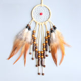 Colorful True feather dream catcher lights up Creative dreamcatcher girls practical special birthday gifts home decoration