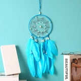 Colorful True feather dream catcher lights up Creative dreamcatcher girls practical special birthday gifts home decoration