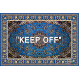 KEEP OFF Printed Floor Mat Living Room Area Rugs Bedroom Bedside Bay Window Carpet