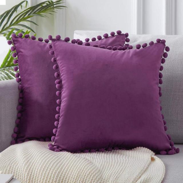 Soft Velvet Cushion Cover Decorative Pillow Case Luxury Home Decor Living Room Sofa