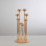 10 pcs Metal Candelabras 91 CM Height 8 Arms Candle Holders Luxury Wedding Table Centerpiece Candlesticks Home Decoration